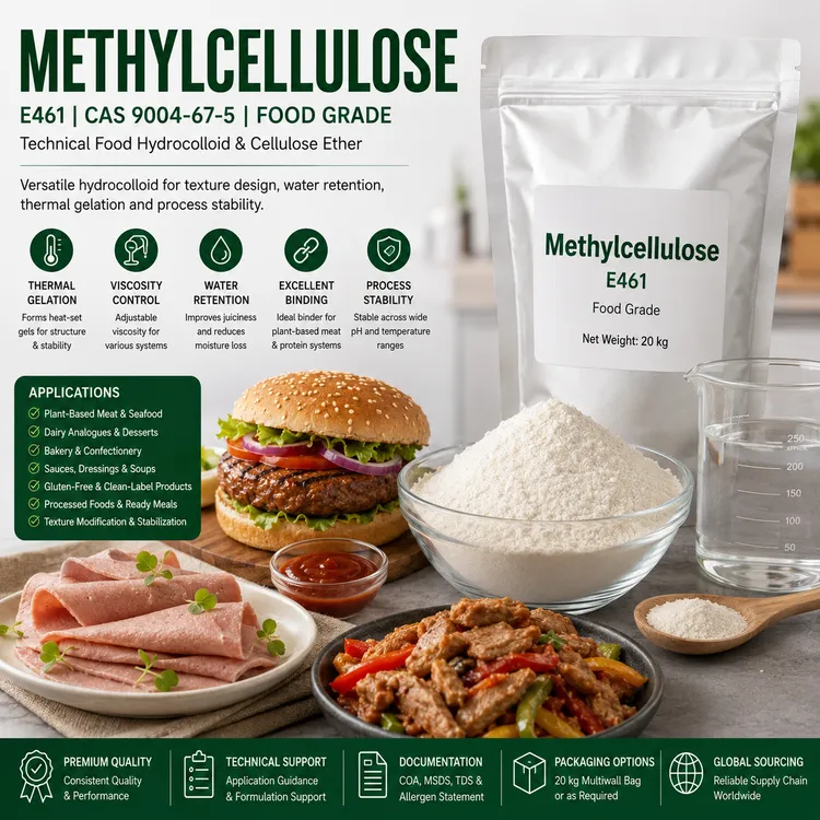 Methylcellulose food additive food additive ingredient illustration
